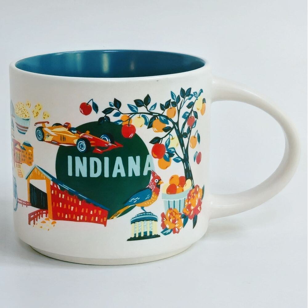 Starbucks Indiana Discovery Series Mug 2024 | Collectible Hoosier Souvenir